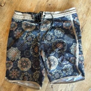Floral Patterned Swim Shorts